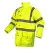 Work Safety Jacket 5-in-1, Insulated, Yellow, Size Xxxl