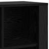 Sideboard in Black Oak Look 80 x 30 x 53 cm Particleboard