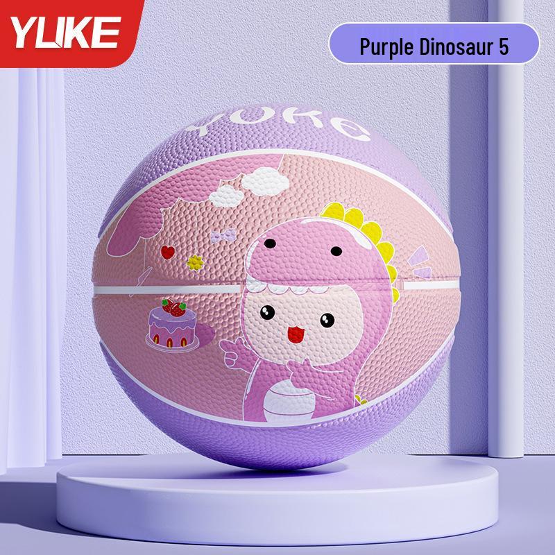 Durable Size 5 Basketball for Kids: Ideal for Elementary and Kindergarten Training, 3-4 Size for Boys and Girls Beginners.