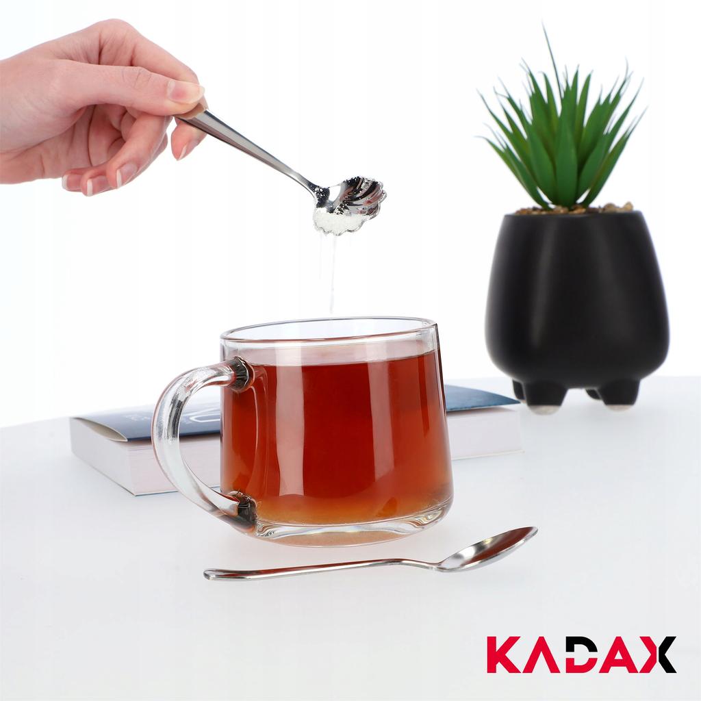 KADAX Komplet 3 Łyżeczek Do Herbaty Kawy Stal Łyżeczka