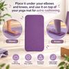 8mm Thick Small Planks Workout & Knee Pad 13.4*6.7in Exercise Mat Premium Cushion Pad  Home Gym Use