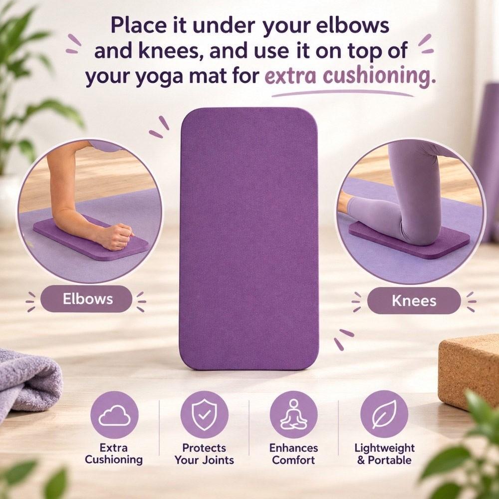 8mm Thick Small Planks Workout & Knee Pad 13.4*6.7in Exercise Mat Premium Cushion Pad Home Gym Use