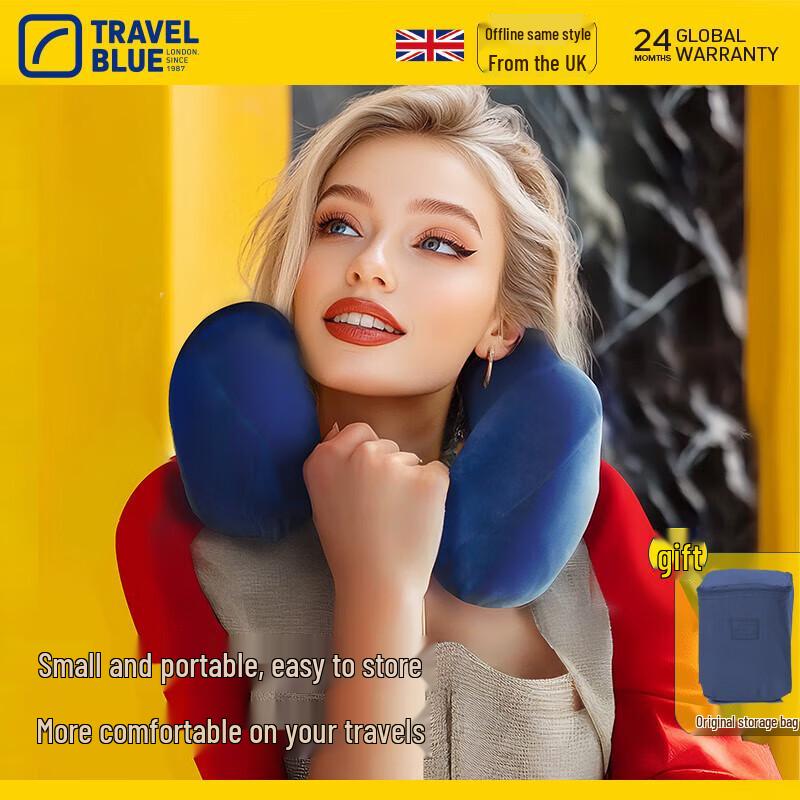 

Travel Blue Foldable Memory Foam U-shaped Neck Pillow