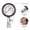 Cylinder Pressure Tester Kit 0‑300 PSI Compression Gauge for Car Motorcycle Brass Adapters Quick Release Dual Units