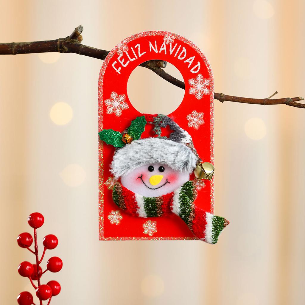Christmas KT Board Doll Doorknob Hanging Christmas Pendant Hotel Shopping Mall Home Christmas Decorations