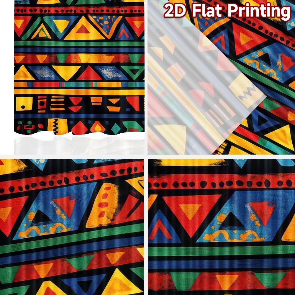 2D Flat Photography Backdrop Tapestry Colorful Geometric Stripes 100% Polyester Festive Backdrops Perfect for Suitable for