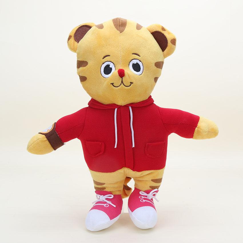20/30cm Peluches Quartier de Daniel Tiger Jouets en Peluche Doux Mignon Chaton Tigre Daniel Jouet en Peluche Enfants Oreiller Mignon