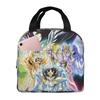 Custom Saint Seiyas Insulated Lunch Bag for Women Men Leakproof Anime Thermal Cooler Lunch Tote Beach Camping Travel
