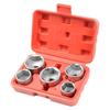 For Efficient Maintenance Cap Type Oil Filter Wrench Tool Set(5-Piece) For Automotive Repair Tools