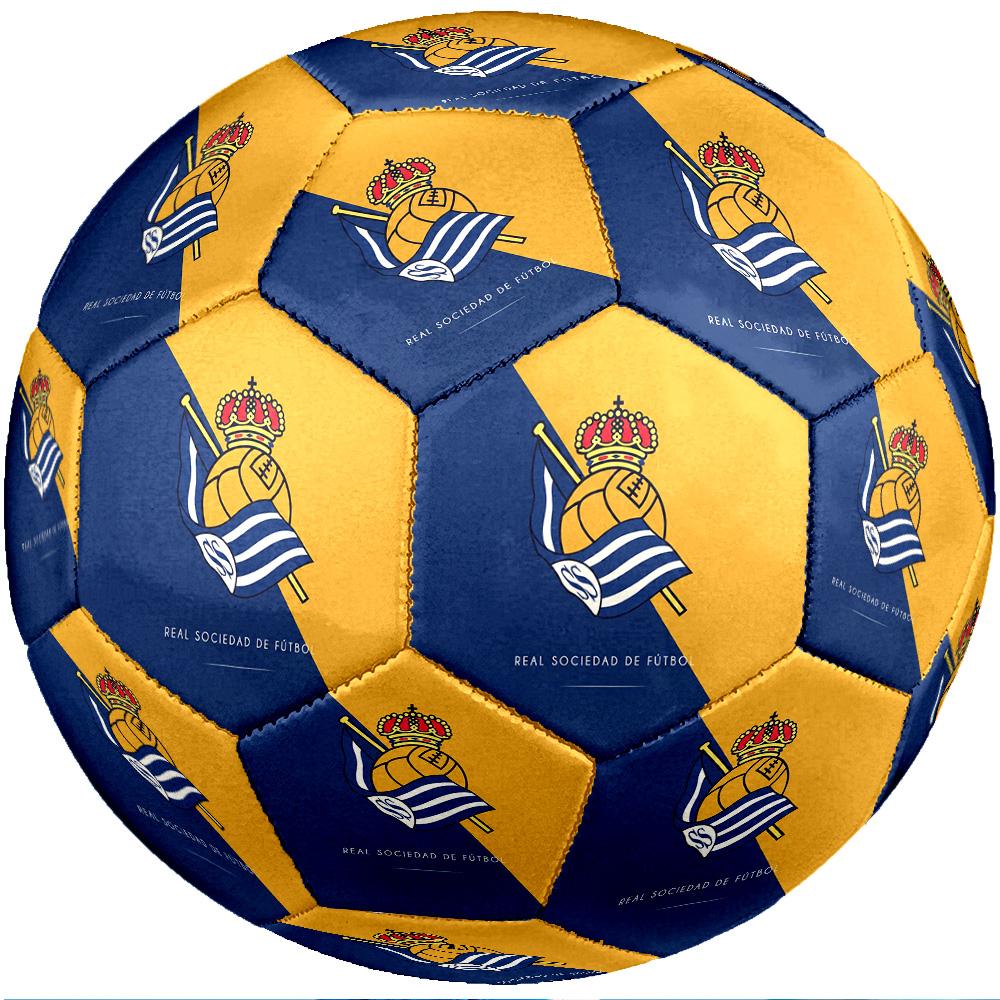 Real Sociedad FC Size 5 Standard Football Durable Training Match Soccer Ball for Adult Outdoor Sports