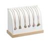 Solid Wood Base Jewelry Storage Rack Fashion Jewelry Display Holder  Choker