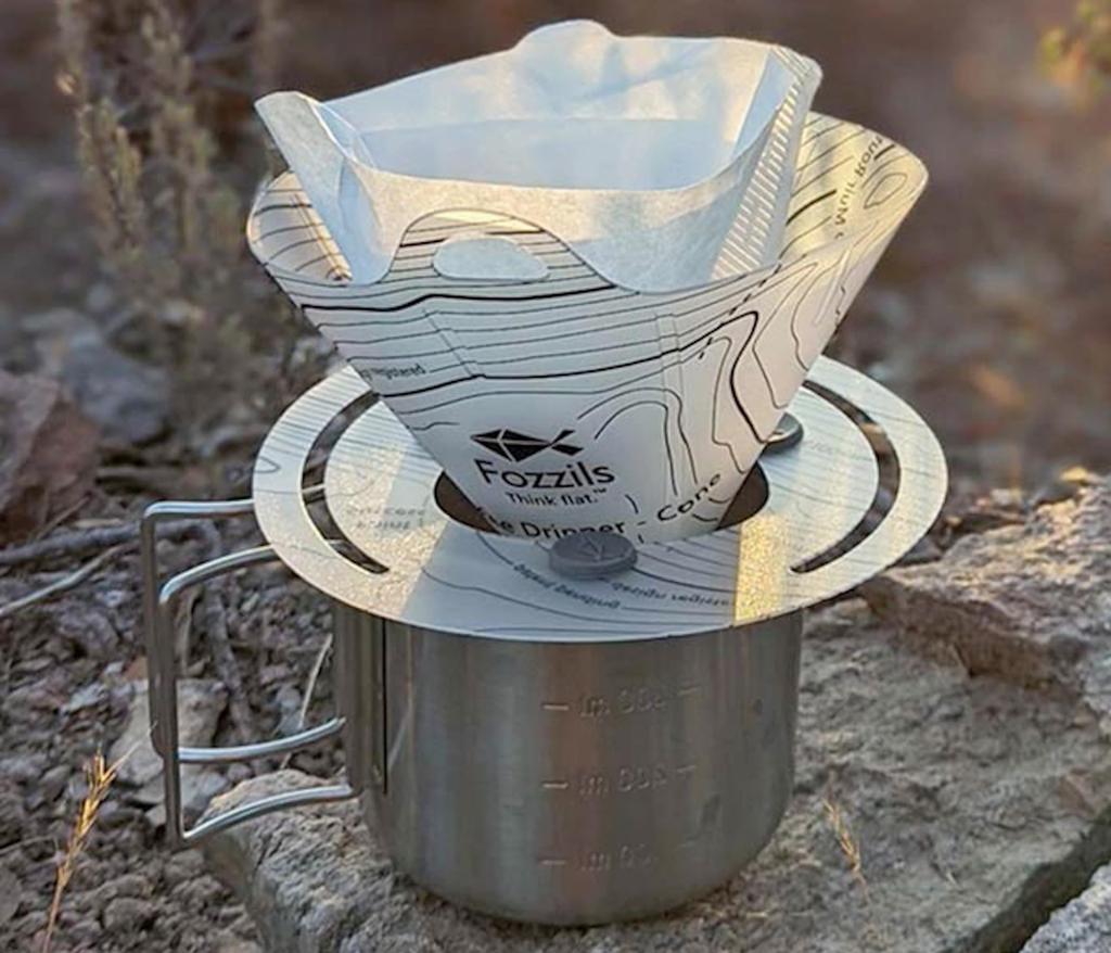 Fozzils Snapfold Coffee Dripper, White, 130 x 140 x 105mm, 1899079295-22021