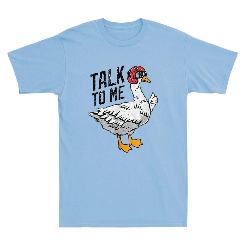 Talk To Me Goose Funny Goose Meme Vintage Men s T-Shirt Lover Gift Tee XL