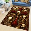 1Pc Skull Rug - Home Carpet Office Decorative Carpet For Living Room Bedroom Door Mat Floor Rug Computer Chair Area Rug