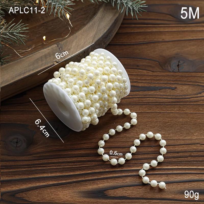 Pearl Beaded String Christmas Tree & Wedding Ornament