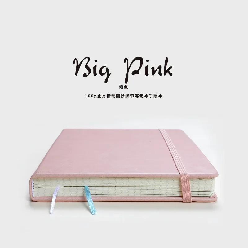 A6 Hardcover Notebook Mini Pocket Diary Journal Retro 100 Sheet School Stationery Thicken Memo Pad Daily Weekly Planner Agenda