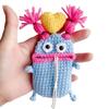 Hand-Crocheted Car Key Fob Cover, Big Mouth Key Protector, Cute Yarn Keychain for Car Keys, Unique Handmade Gift Car Key Cases