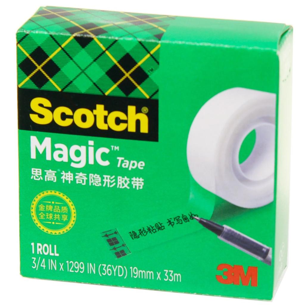 3M Scotch Tape Invisible Stickers Super Strong Adhesives Copy Sealing Tapes Without Trace Transparent Waterproof Home Supplies