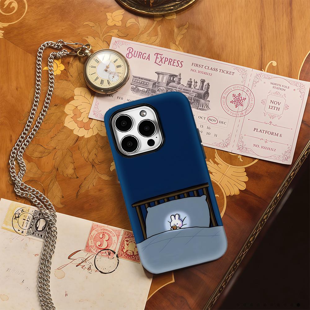Bed BunnyFor Magnetic Phone Case for IPhone 17 16 15 14 13 Pro Max Plus Single Double-layer Tough Case