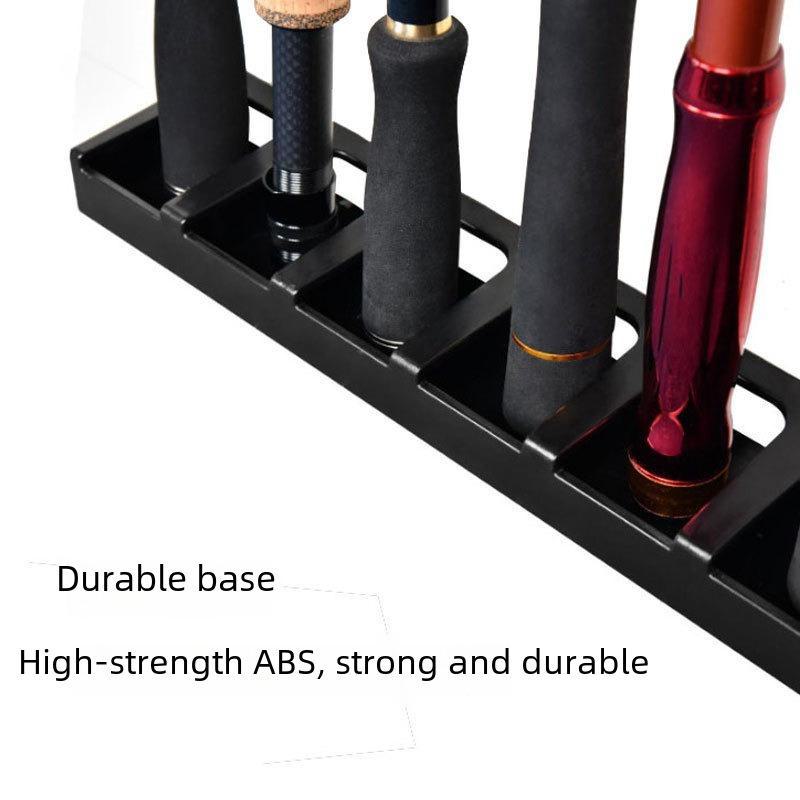 Vertikales Angelruten-Präsentationsregal zur Wandmontage für Meeres-, Fels- und Luya-Ruten