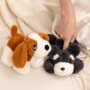 Cuddly Pose Puppy Series Plush Toys Mini Fluffy Schnauzer Poodle Bichon Rottweiler Golden Retriever Doll Lovely Desktop Pets