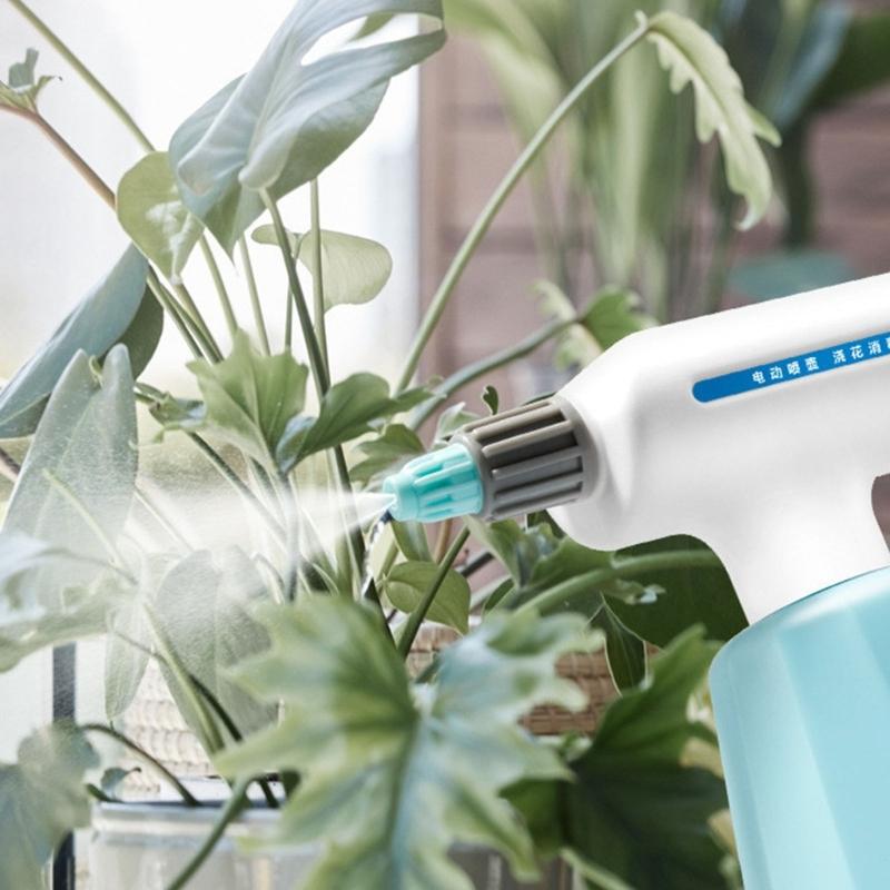 Pulvérisateur Électrique 1.2L Avec Tasse de Dosage Précise Poignée Ergonomique en ABS Rechargeable Pour Plantes et Désinfections