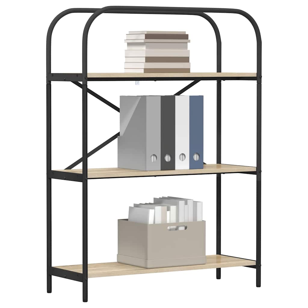 Bookshelf Sonoma Oak 80 x 30 x 109 cm Particleboard