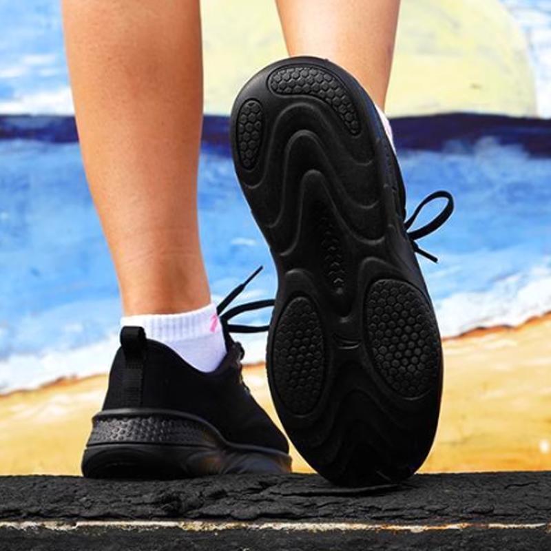 Anta Comfortable Versatile Non-Slip Wear-Resistant Low-Top Casual Running Shoes Women Sneaker Black 122347793S-1