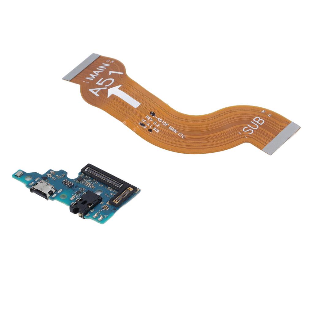 USB C Charging Port Flex Cable with Repair Tools Dock Connector Flex Cable Replacement for Galaxy A51 A515F