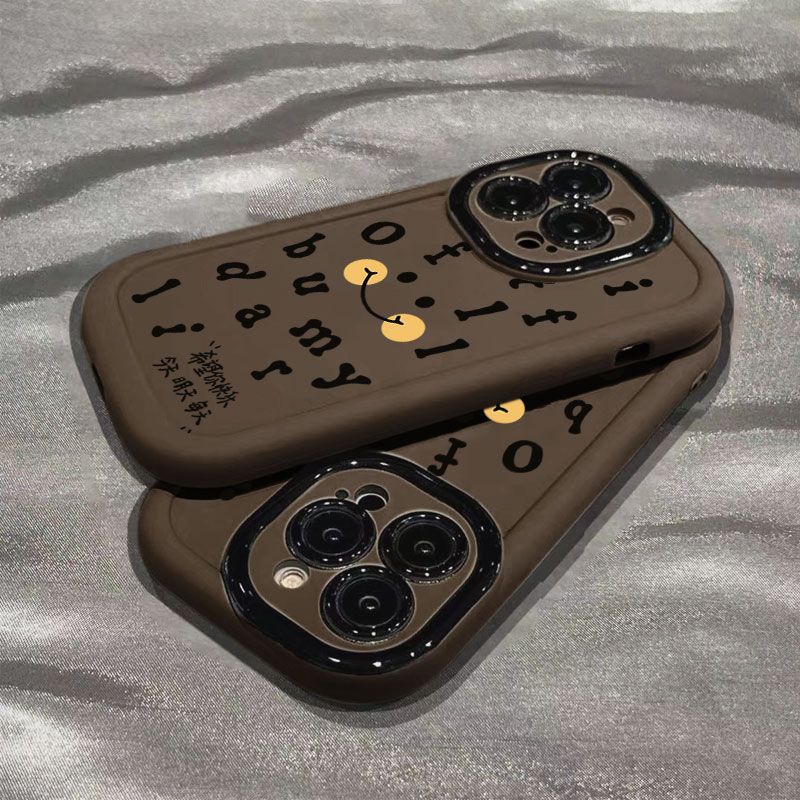 I Hope You Are Happy and Smiling. for IPhone15promax Mobile Phone Case. for Apple 14Plus New Puff Case.