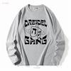 BLP Kosher Dreidel Gang Cotton T Shirt Dripped Design Long or Short Sleeves Vintage Washed Unisex Slightly Stretched Stylish