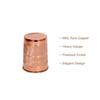 100% Pure Copper Tumbler 300ml | Ayurvedic Drinking Glass for Water | Handcrafted Copper Utensil for Daily Use