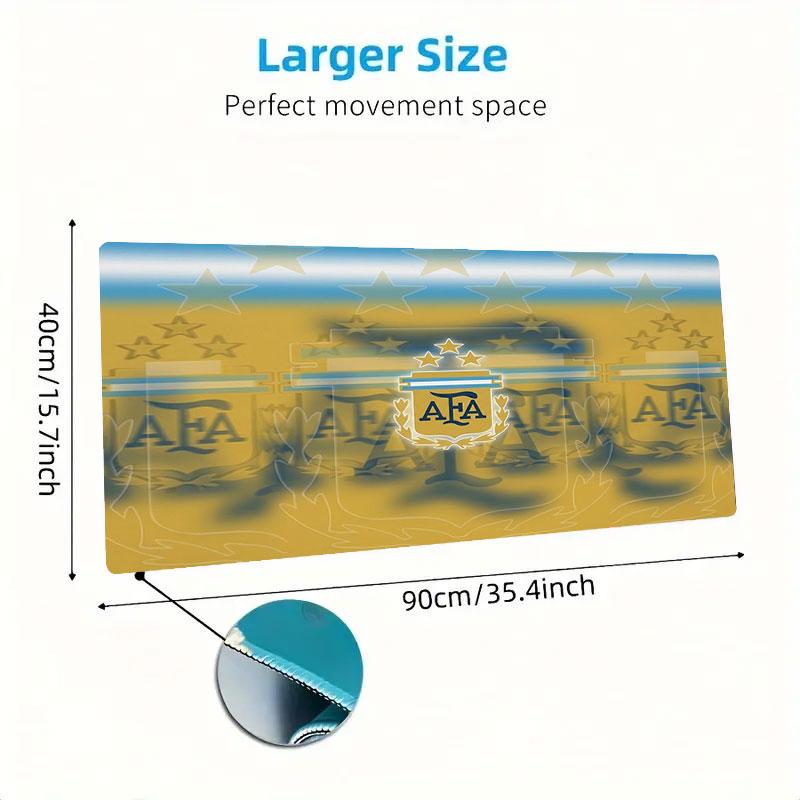 Messi Large Size Mouse Pad Large Gaming Table Cushion Non-slip Laptop Tablet Big Mousepad XXL Mat Mini PC Playmat With Lock Edge