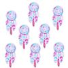 10PCS Wholesale Pink Bow Crown Lips Embroidery Patches For Clothing DIY Thermoadhesive Patches On Clothes Iron On Patch Backpack