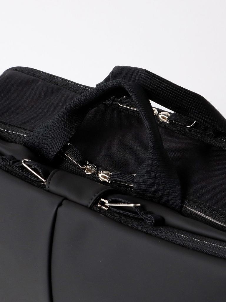 Beams Heart Men's Nylon 3-Way Canvas Briefcase, BlackFree Size