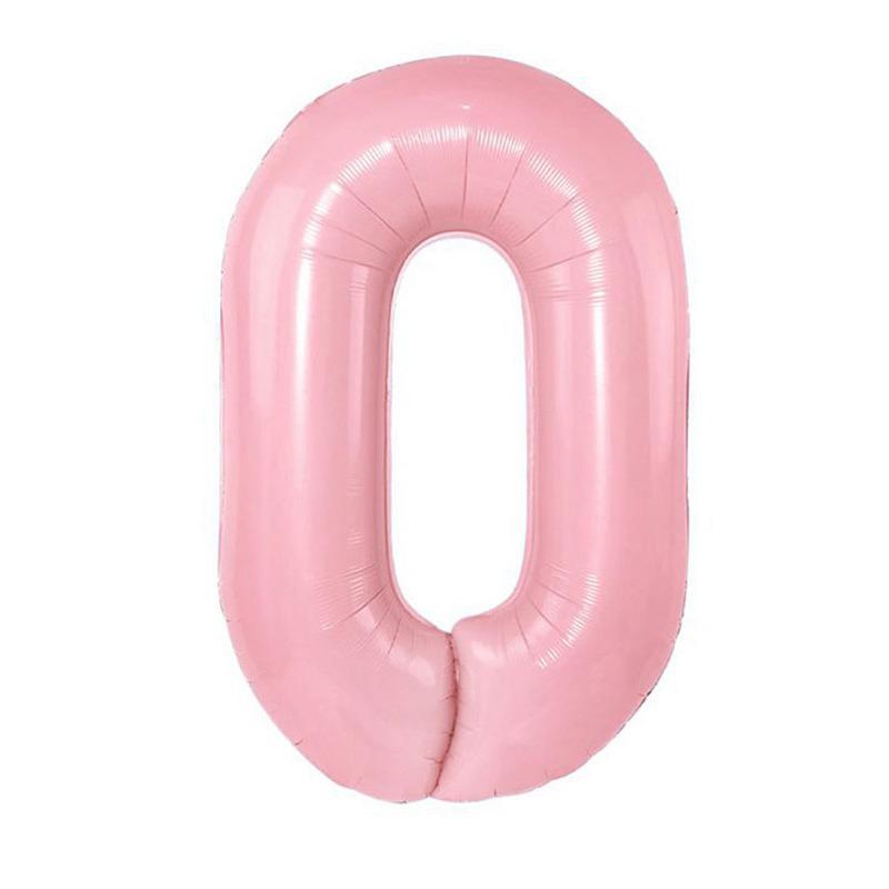 32" Medium Number Aluminum Foil Balloon for Children's Birthday Party Decorations