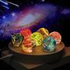 Detachable 7 Colorful Glass Ball Shiny Crystal Ball Night Lamp  Home Decoration