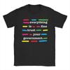 Everything Is Fine Trust Your GovernUnisext Unisexs T Shirts  Novelty Tees Short Sleeve Round Neck TShirts Cotton Gift Idea Tops