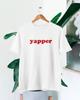 YAPPER Graphic T-Shirt - Trendy White Tee for Talkative Friends