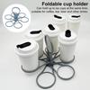 6-Cup Foldable Swivel Drink Holder