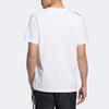 Adidas Neo Logo Triple Stripe Sport Tee V1 Unisex Tops White HN8778