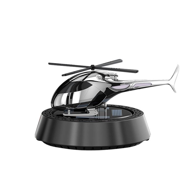 Car Mounted Perfume Solar Powered Rotating Aircraft Fragran Decoration Durable Fragran In the Car, High-end Car Acssories
