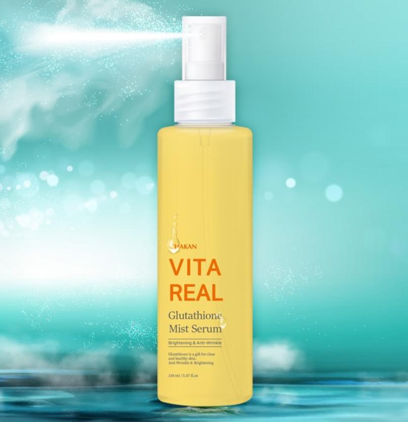 [CHAKAN] Vita Real Glutathione Mist Serum (Brightening & Anti-Wrinkle) 150ml For Freckles Improvement