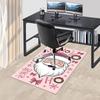Christmas Santa Claus Chair Mat - Anime Cartoon Design, Non-Slip Carpet for Office, Home Decor, Living Room, Bedroom, Gaming Room & Dormitory.R038