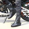 Motorcycle Riding Rain Boot Covers Waterproof Windproof Slip Resistant Adjustable Reflective Elasticized Unisex