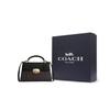 Coach Eliza Handtasche aus Kunstleder, Umhängetasche Groß Damen Schwarz CW012-IMXAQ