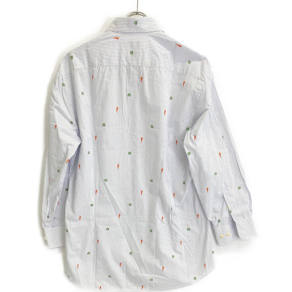 ETRO Striped BEN ETRO ESSERE cotton shirt tops 41 White / purpleUsed