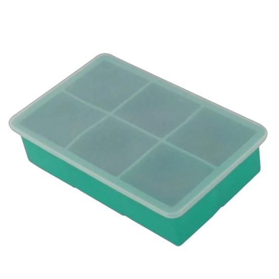 Silicone Ice Cube Tray with Lid 4/6/8 Cavities Easy Release Summer Refrigerator Cocktail Whiskey Ice Maker Press Mold Kitchen Supplies