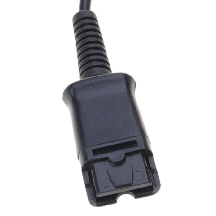 USB Interfaces QD USB Adapter Cable for Quick Disconnect Headsets Easy Connection Audios Signal Stability Transmission