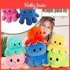 Adorable Double-sided Flip Reversible Octopus Plush Toy For Kids With Soft Texture